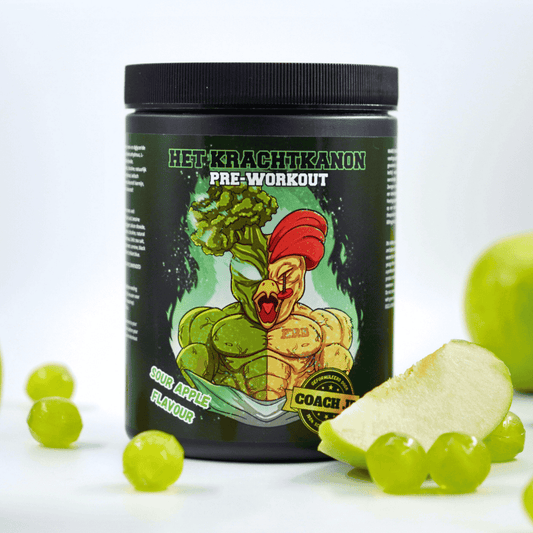 Krachtkanon pre workout zure appel