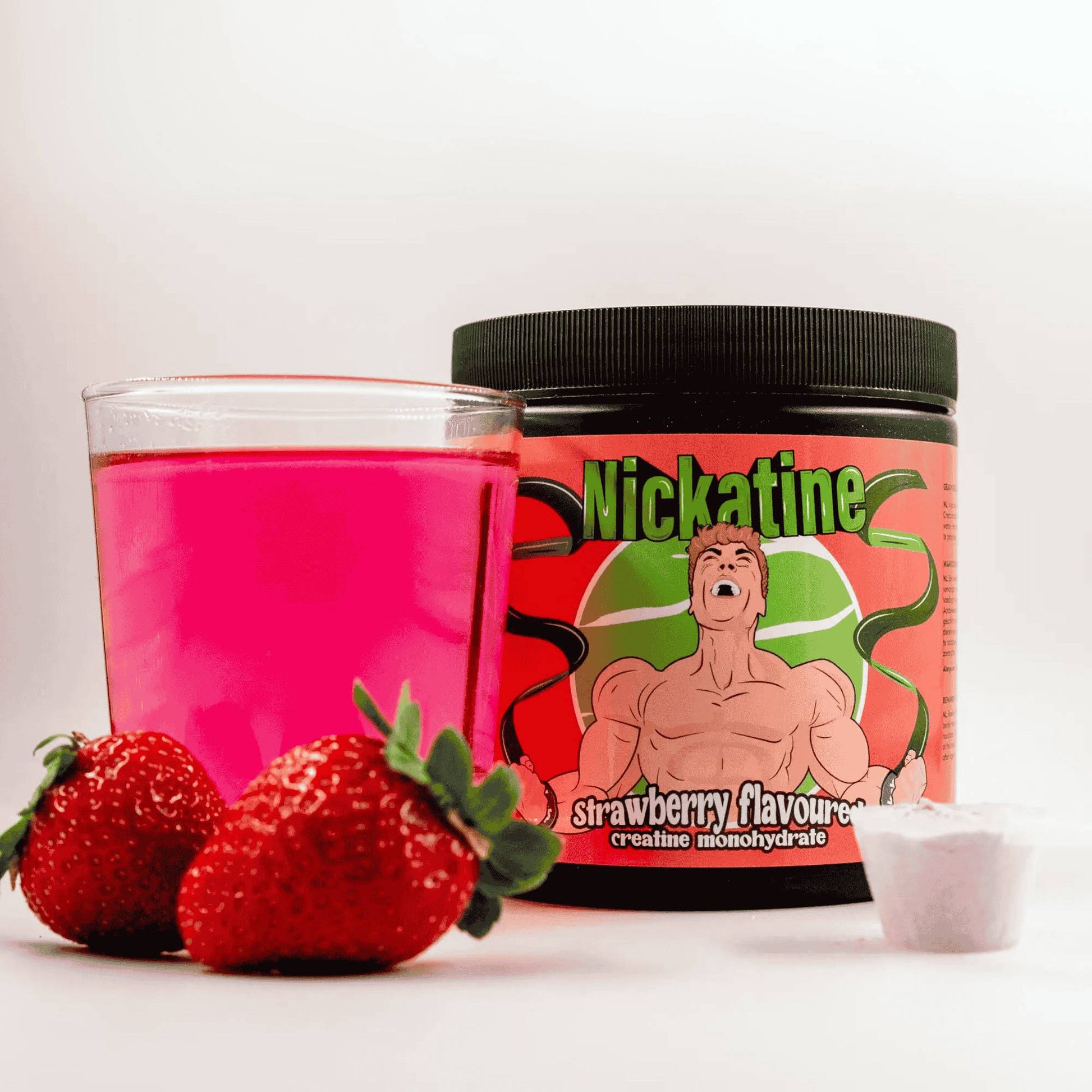 Nickatine Creatine met Smaak Aardbei Monohydraat