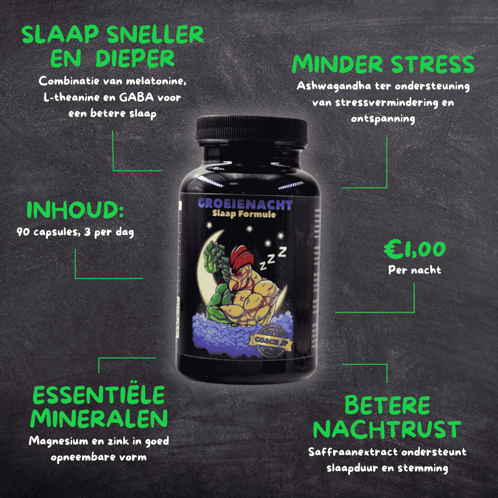 Groeienacht Beste Slaap Supplement met Ashwagandha 