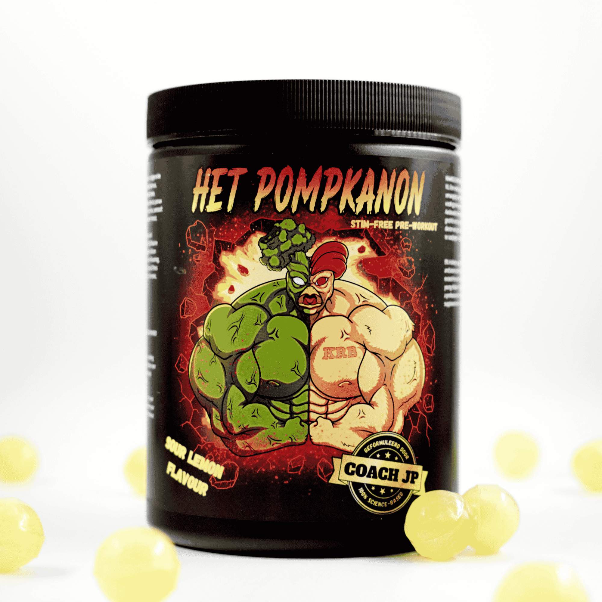 'Het Pompkanon' Pre-Workout citroen smaak